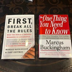 Marcus Buckingham First Break All The Rules Bundle